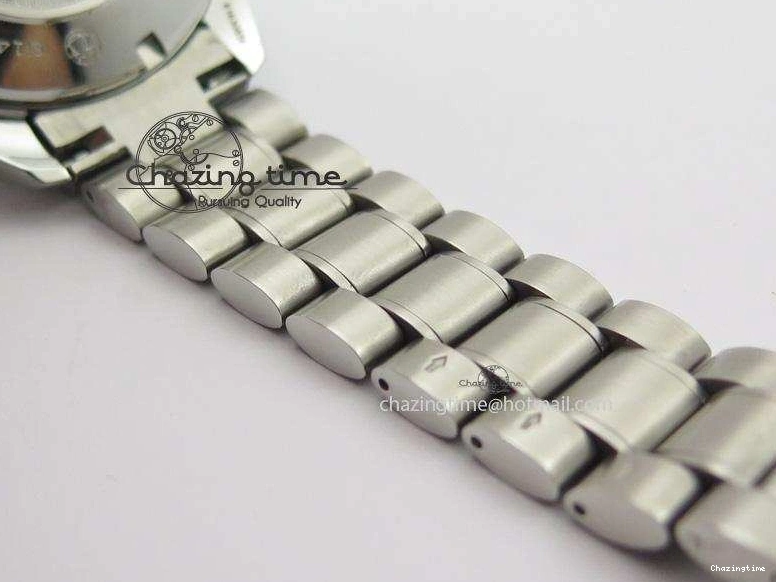 0228 Cozy Speedmaster Racing 40mm SS Black Dial On SS Bracelet A7750 ( Free Rubber Strap ) 8252